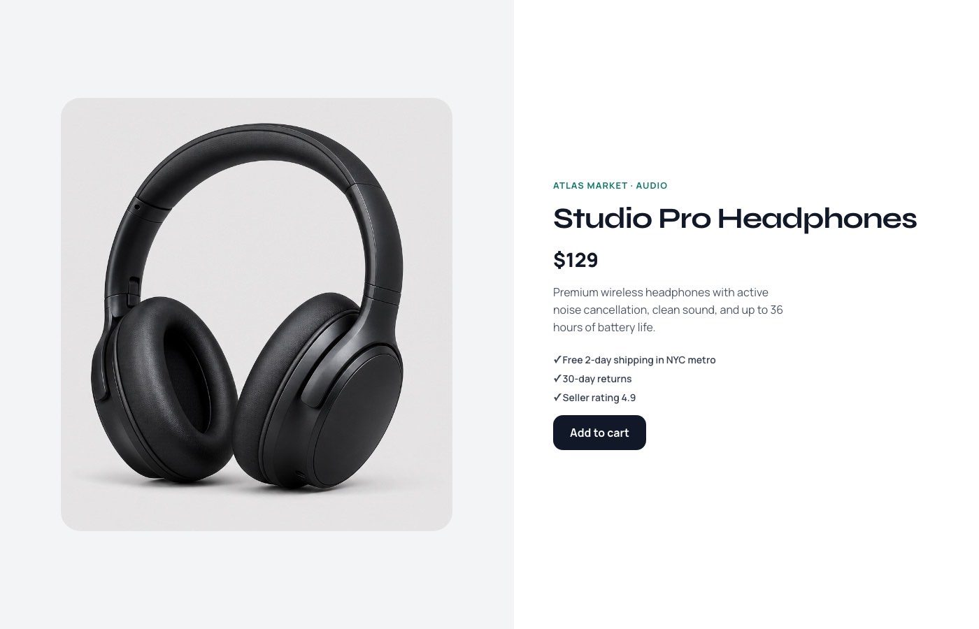 Product page